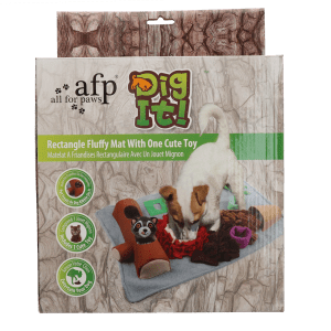 AFP Dig it – Rectangle Fluffy mat with cute toy