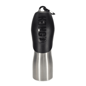 KONG H2O 740 ml rvs waterfles zwart