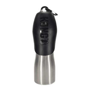 KONG H2O 740 ml rvs waterfles zwart