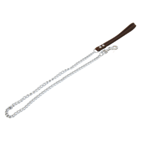 JV VETLEDER Kettinglijn Bruin-16mmx110cm