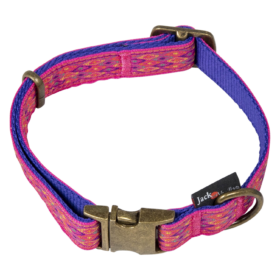 JV IBIZA Halsband Fuchsia-S 15mmx18-26cm