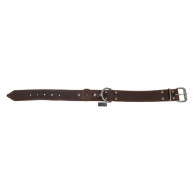 JV VETLEDER AirTag Halsband Bruin-40mmx60cm