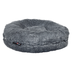 JV PUFF Long Plush Grijs-Ø70cm