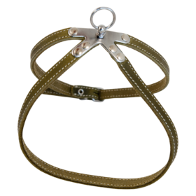 JV VETLEDER Springtuigje Groen-10mmx25cm