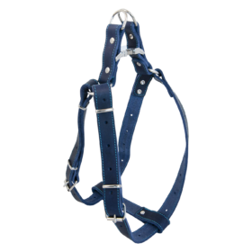 JV VETLEDER Instaptuigje Blauw-16mmx30-50cm