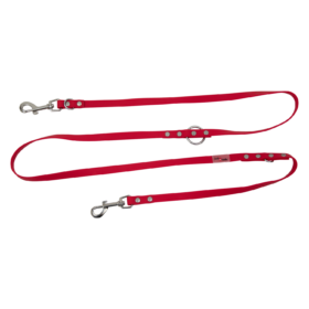 JV Sport Expd Leiband met karabijnhaak Rood- U (one size) Wide Double Adjustable