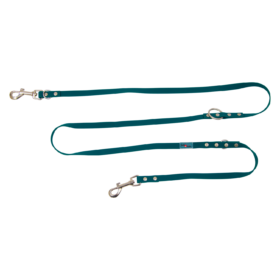 JV Sport Expd Leiband met karabijnhaak Blauw- U (one size) Thin Double Adjustable