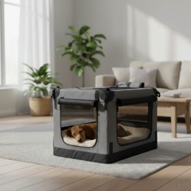 Topmast Nylon Hondenbench Premium Antraciet 102 x 69 x 69 cm