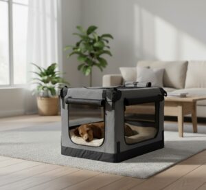 Topmast Nylon Hondenbench Premium Antraciet 102 x 69 x 69 cm