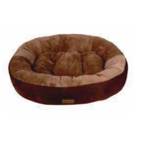 Topmast Comfort Donut - Supersoft Hondenmand - Bruin - 130 x 95 x 22 cm