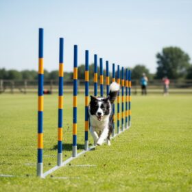 Topmast Professionele Agility Slalom - 12 Palen - Zigzag