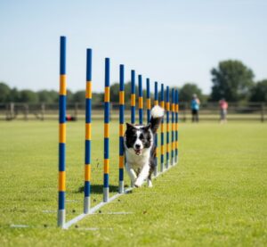 Topmast Professionele Agility Slalom - 12 Palen - Zigzag