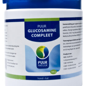 Puur natuur glucosamine extra (compleet) voor hond en kat 500 GR