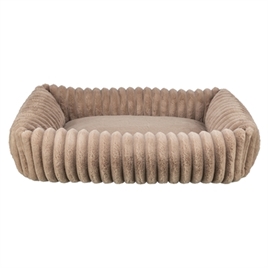 Trixie hondenmand lonni ribfluweel hoekig lichtbruin 80X60 CM