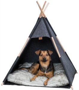 Trixie schuilplaats tipi vilt antraciet 70X70X70 CM