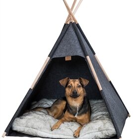 Trixie schuilplaats tipi vilt antraciet 70X70X70 CM